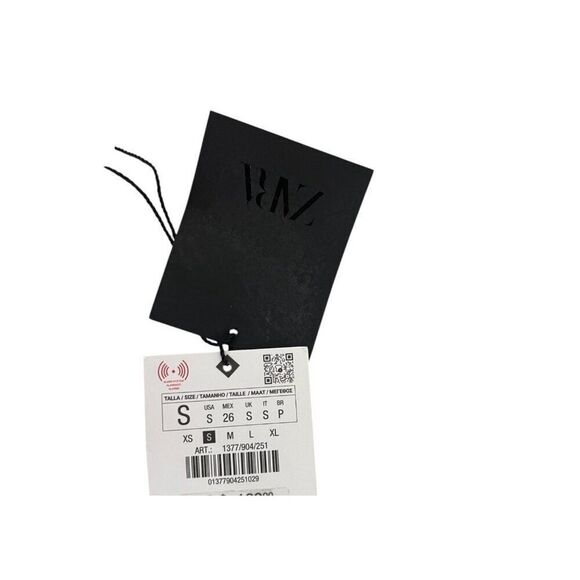 Zara Womens Lace Midi Skirt M Oyster White Mid Rise Viscose Floral 1377/904 NWT - Picture 13 of 16